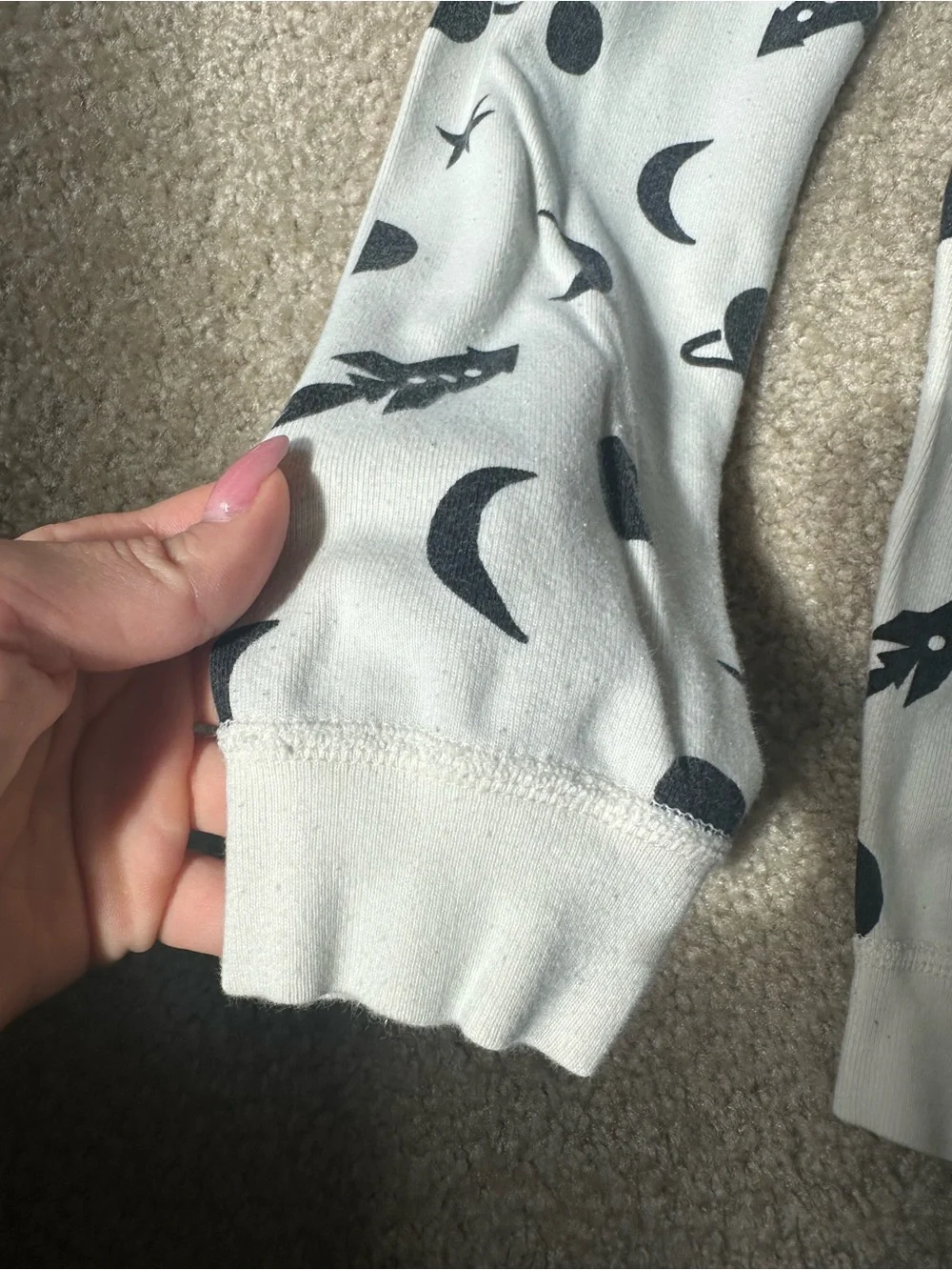 Hanna Andersson Boys Space Organic Cotton Pajama Set Size 5 110cm